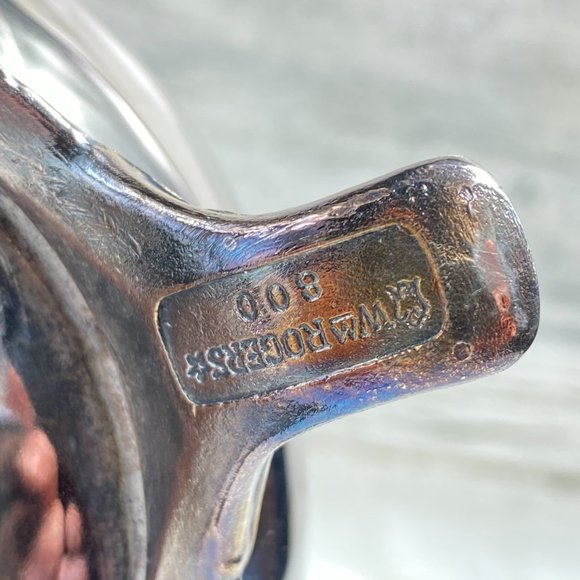 Vintage WM Rogers Silver-Plate Coffee Pot Pitcher - Picture 13 of 13